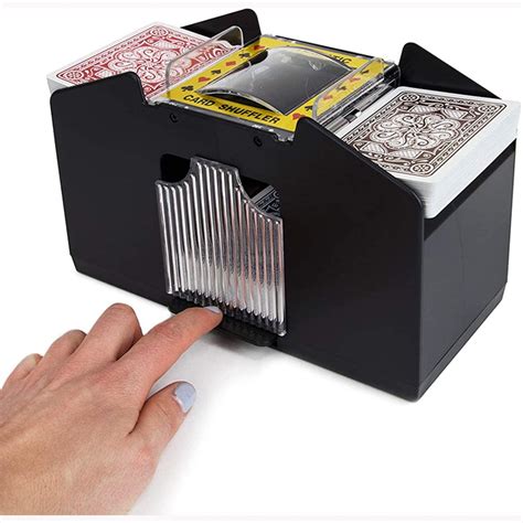loteria card shuffler  This is a really handy shuffler if you play games like poker, blackjack, rummy or even UNO